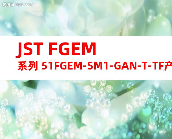 JST FGEM系列 51FGEM-SM1-GAN-T-TF产品规格书